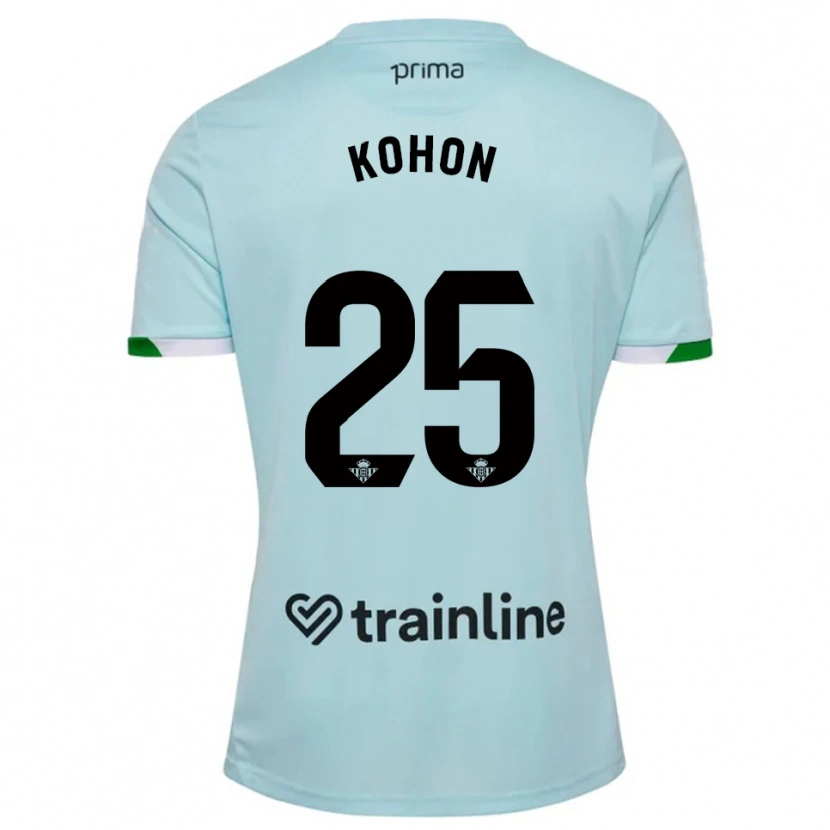 DanxenレディースRudy Kohon#25空色緑アウェイシャツ2025/26ジャージーユニフォーム