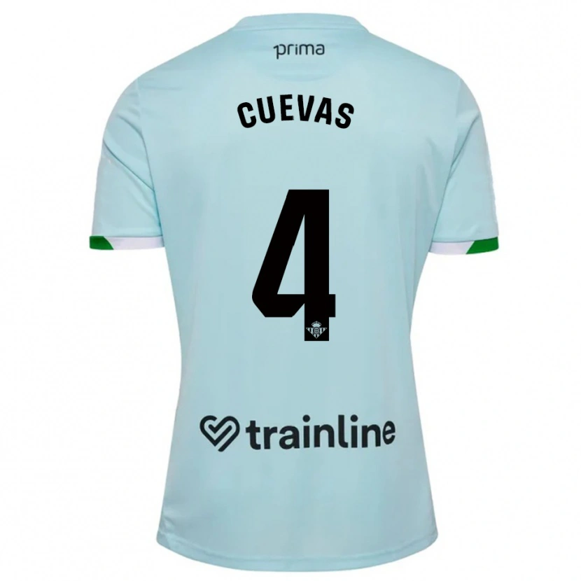 DanxenレディースMiguel Cuevas#4空色緑アウェイシャツ2025/26ジャージーユニフォーム