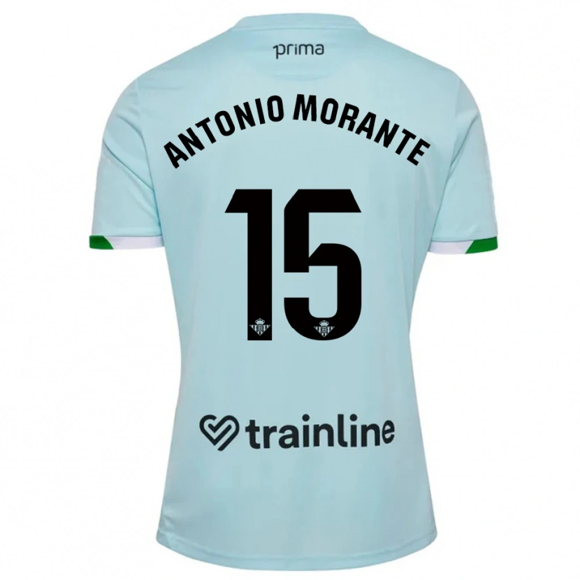 DanxenレディースJosé Antonio Morante#15空色緑アウェイシャツ2025/26ジャージーユニフォーム