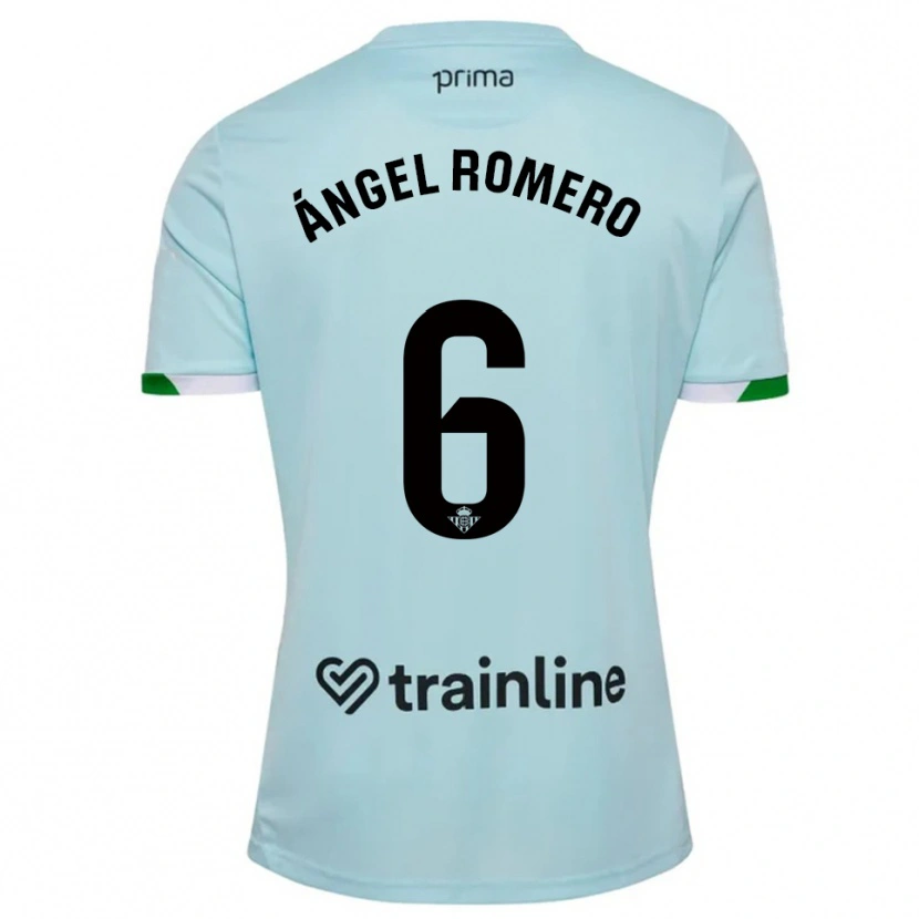 DanxenレディースMiguel Ángel Romero#6空色緑アウェイシャツ2025/26ジャージーユニフォーム