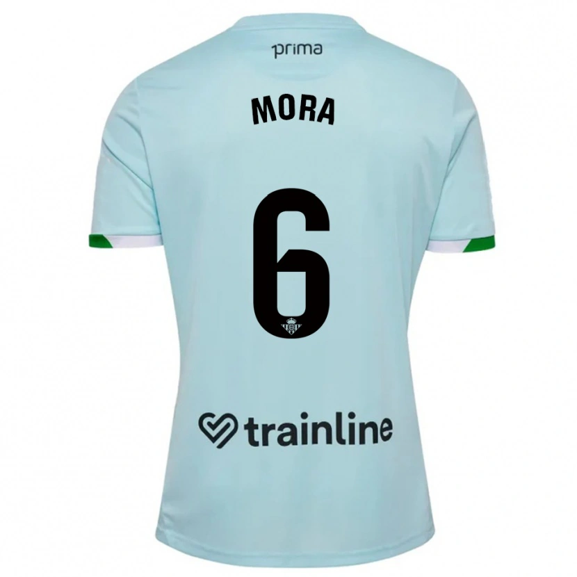 DanxenレディースMarcos Mora#6空色緑アウェイシャツ2025/26ジャージーユニフォーム
