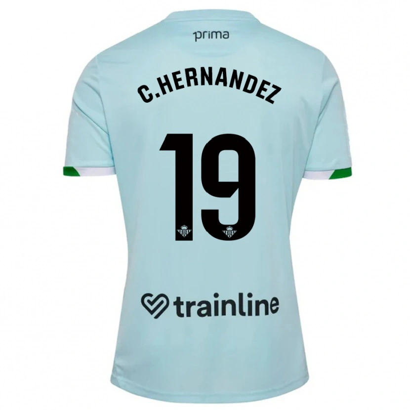 Danxenレディースクチョ・エルナンデス#19空色緑アウェイシャツ2025/26ジャージーユニフォーム