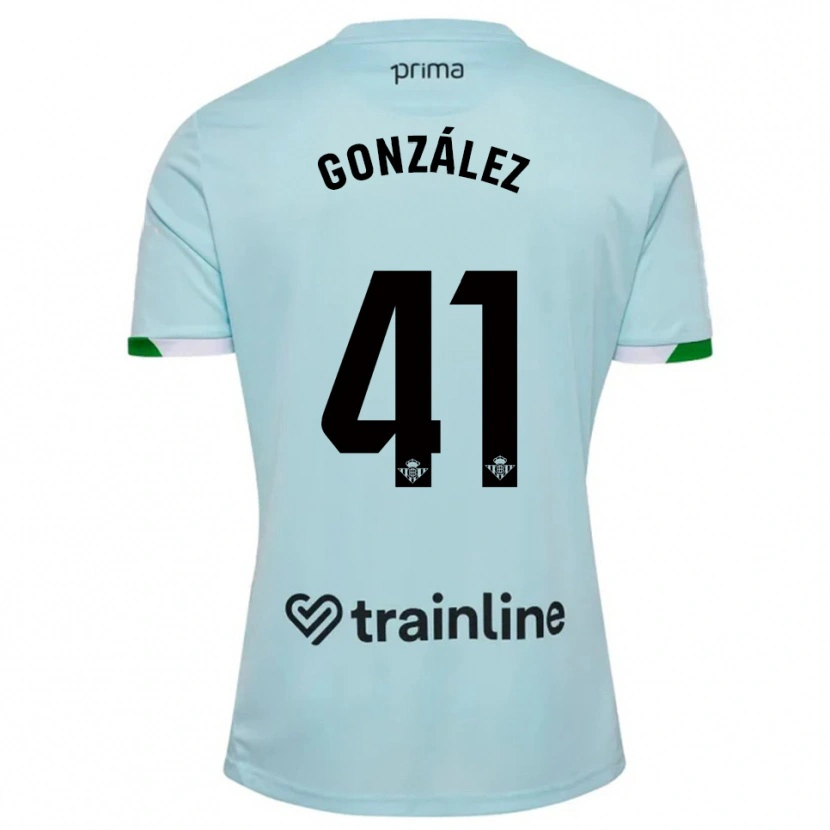 DanxenレディースManu González#41空色緑アウェイシャツ2025/26ジャージーユニフォーム