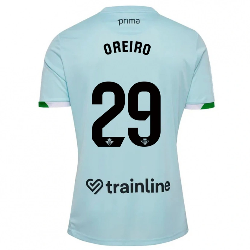 DanxenレディースJorge Oreiro#29空色緑アウェイシャツ2025/26ジャージーユニフォーム