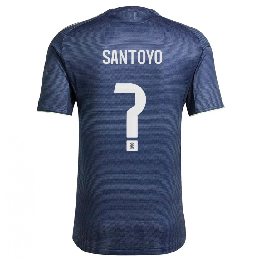 DanxenレディースAsier Santoyo#0紺銀アウェイシャツ2025/26ジャージーユニフォーム