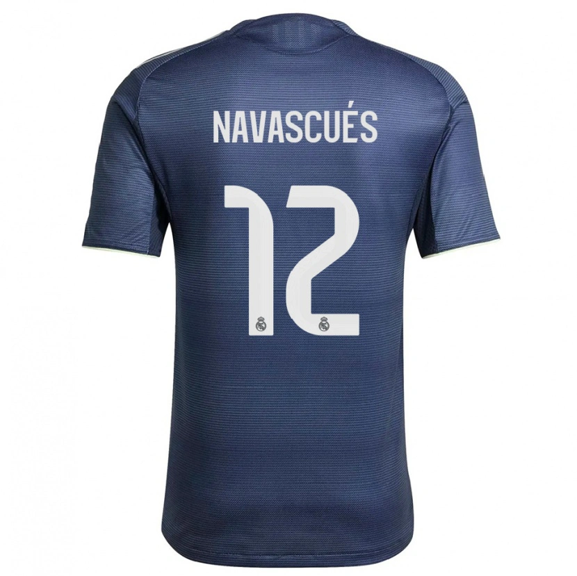 DanxenレディースLiberto Navascués#12紺銀アウェイシャツ2025/26ジャージーユニフォーム