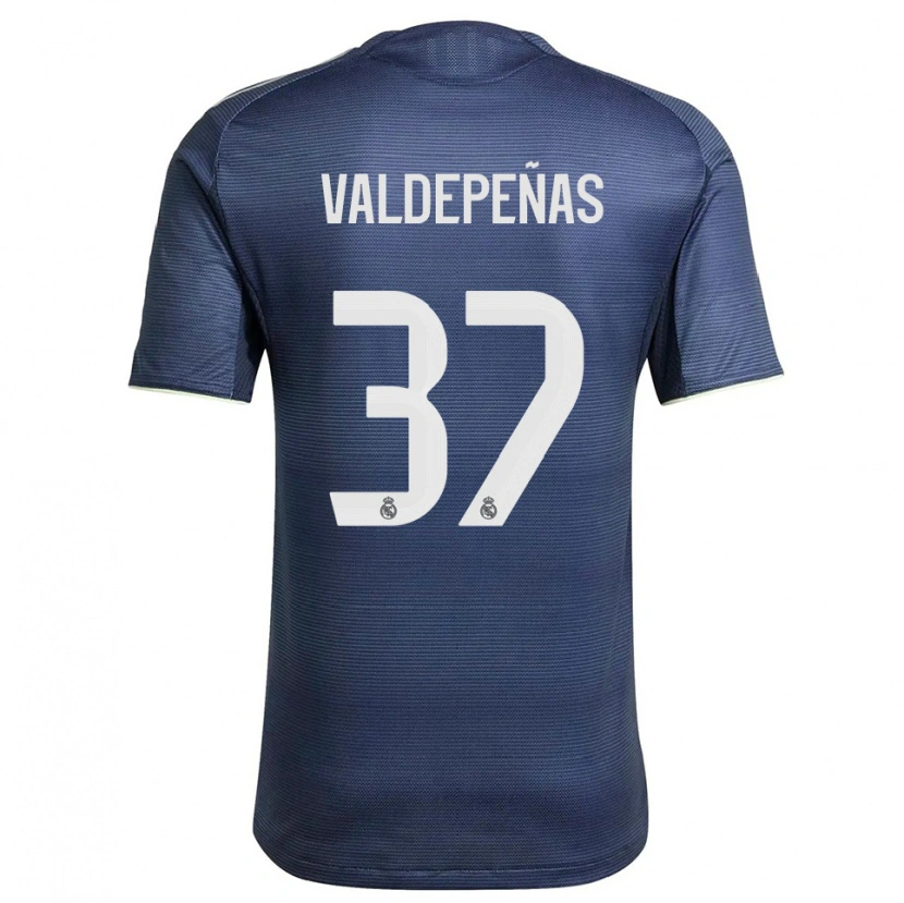 DanxenレディースVíctor Valdepeñas#37紺銀アウェイシャツ2025/26ジャージーユニフォーム