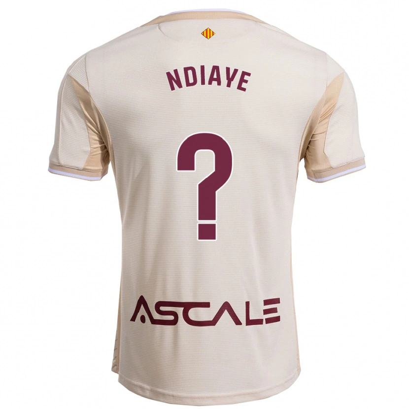 DanxenレディースSerigne Ndiaye#0オフホワイトバーガンディアウェイシャツ2025/26ジャージーユニフォーム