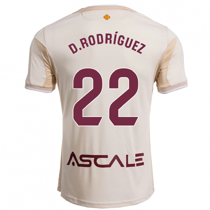 DanxenレディースDaniel Rodríguez#22オフホワイトバーガンディアウェイシャツ2025/26ジャージーユニフォーム