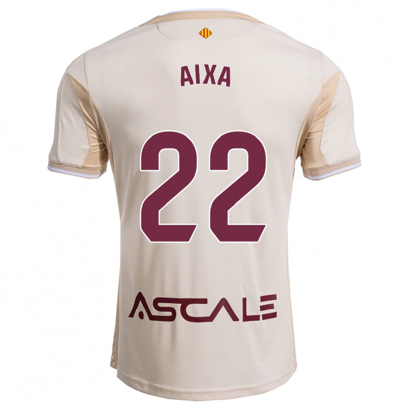DanxenレディースAixa Salvador García#22オフホワイトバーガンディアウェイシャツ2025/26ジャージーユニフォーム