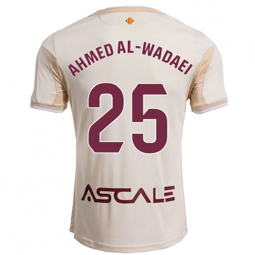 DanxenレディースSayed Ahmed Al-Wadaei#25オフホワイトバーガンディアウェイシャツ2025/26ジャージーユニフォーム