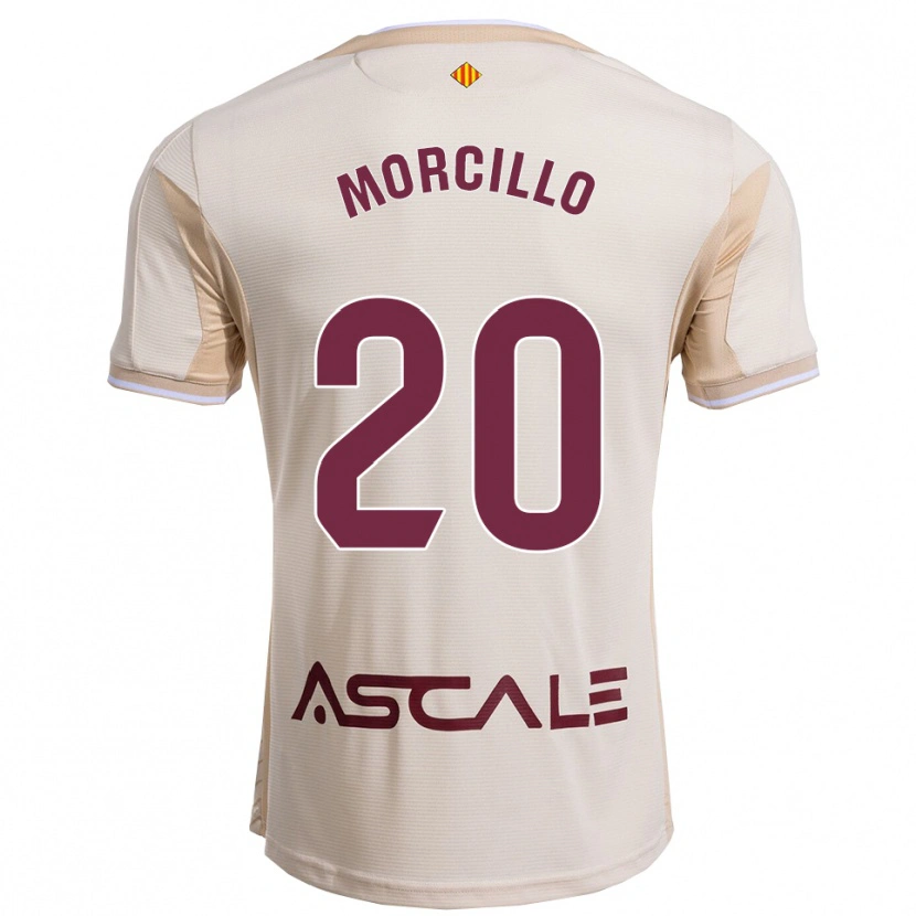 DanxenレディースRaquel Morcillo#20オフホワイトバーガンディアウェイシャツ2025/26ジャージーユニフォーム