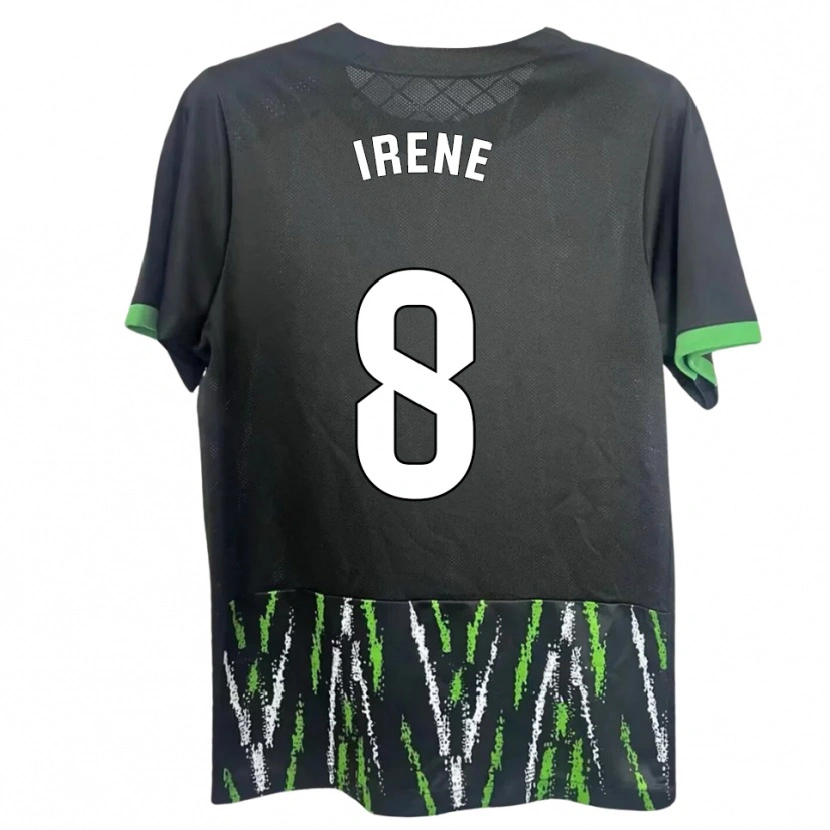 DanxenレディースIrene Ñiguez García#8黒緑アウェイシャツ2025/26ジャージーユニフォーム