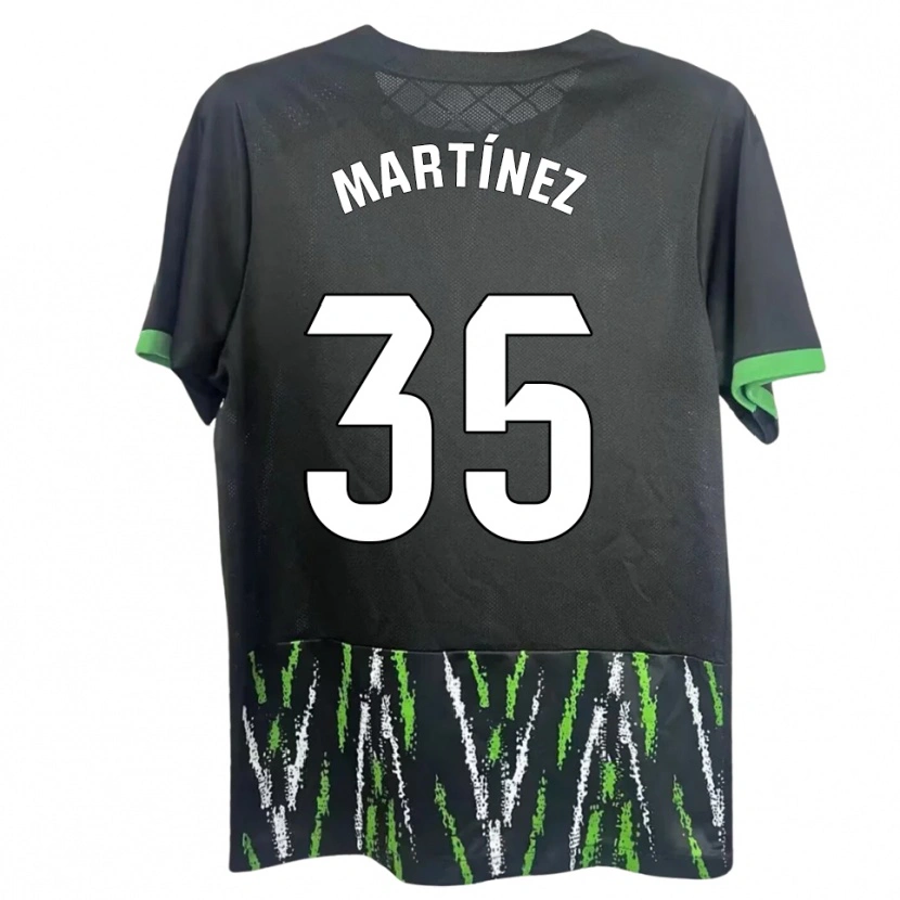 DanxenレディースAntonio Martínez#35黒緑アウェイシャツ2025/26ジャージーユニフォーム