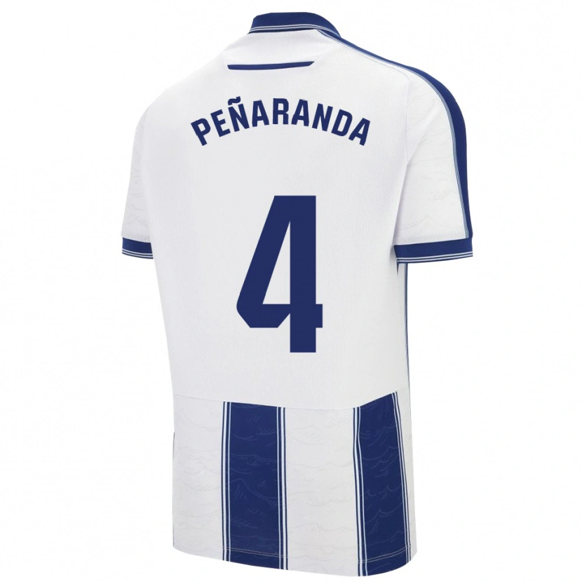 DanxenレディースCarlos Peñaranda#4紺白アウェイシャツ2025/26ジャージーユニフォーム