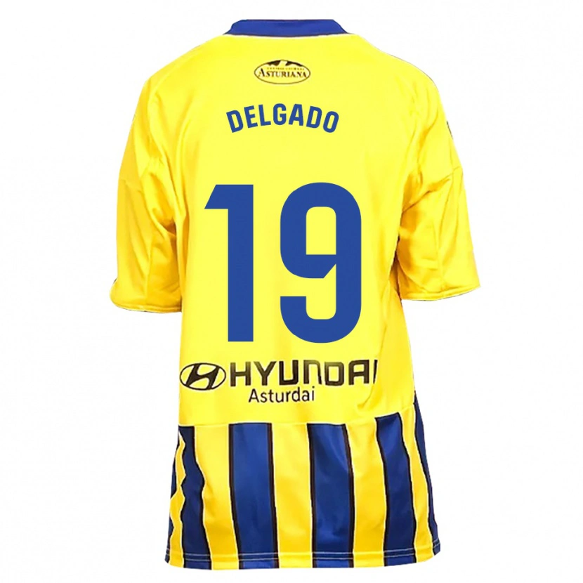 DanxenレディースJoaquín Delgado#19黄青アウェイシャツ2025/26ジャージーユニフォーム