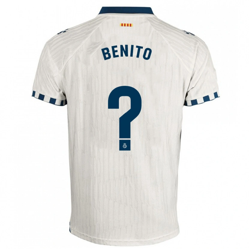 DanxenレディースAdrià Benito#0白青アウェイシャツ2025/26ジャージーユニフォーム