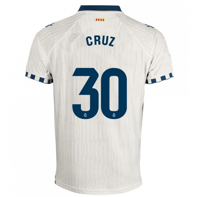 DanxenレディースDenis Cruz#30白青アウェイシャツ2025/26ジャージーユニフォーム