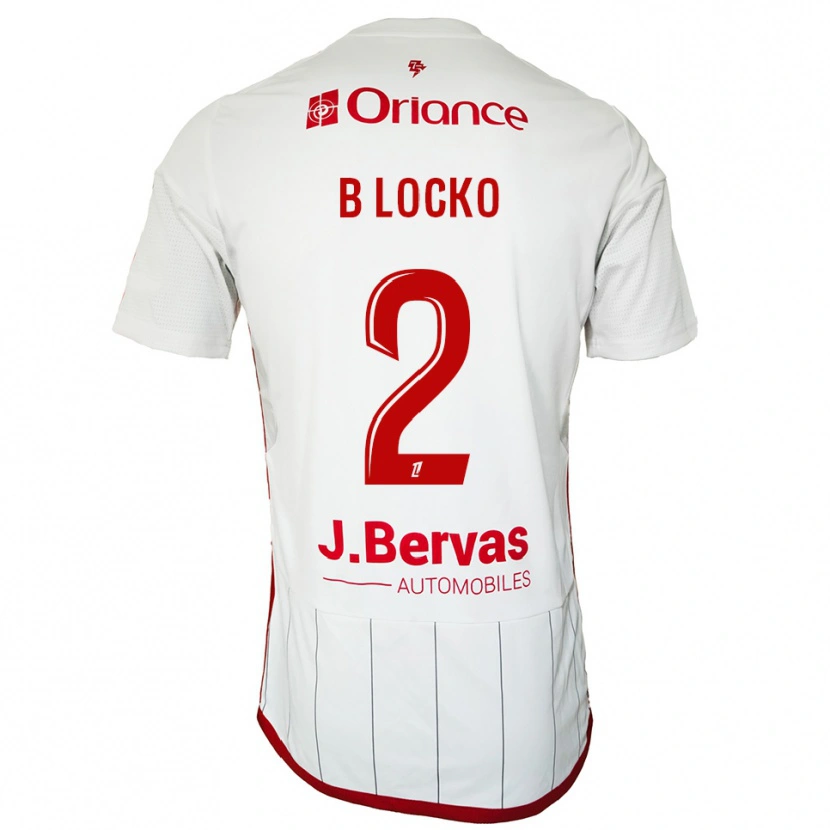 Danxenレディースブラッドリー・ロッコ#2白赤アウェイシャツ2025/26ジャージーユニフォーム