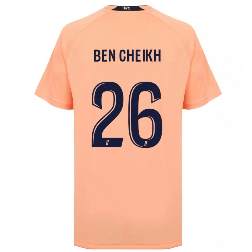 DanxenレディースAyman Ben Cheikh#26オレンジ ネイビーアウェイシャツ2025/26ジャージーユニフォーム