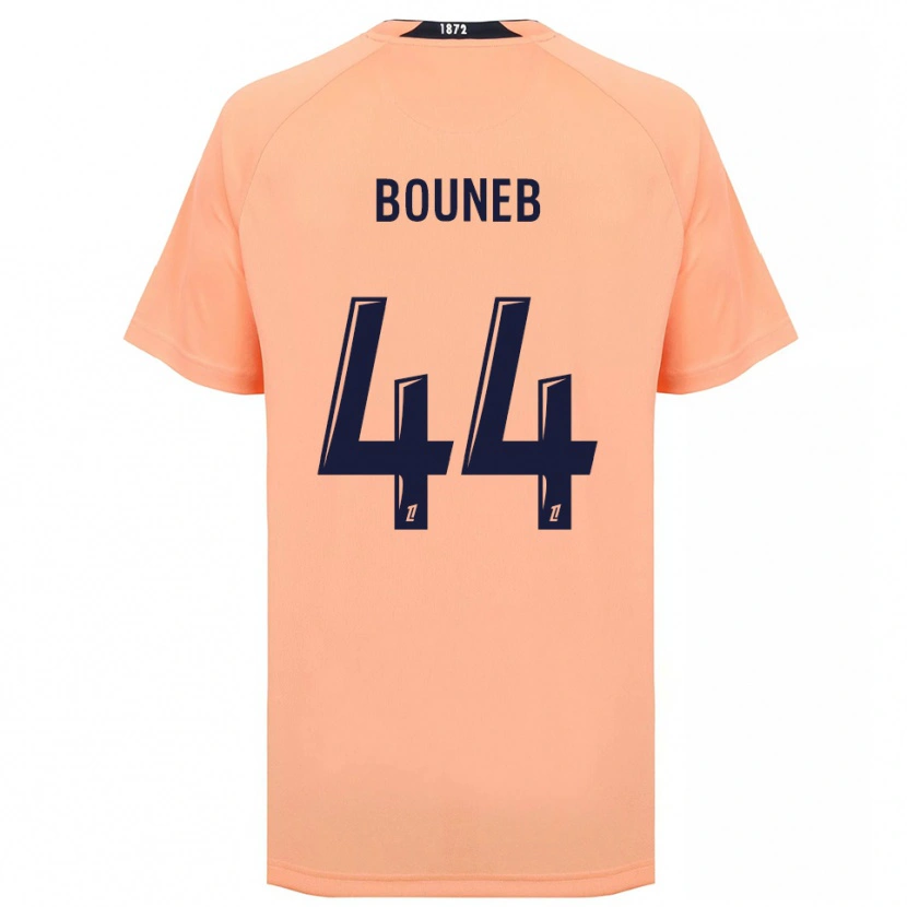 DanxenレディースIsmaïl Bouneb#44オレンジ ネイビーアウェイシャツ2025/26ジャージーユニフォーム