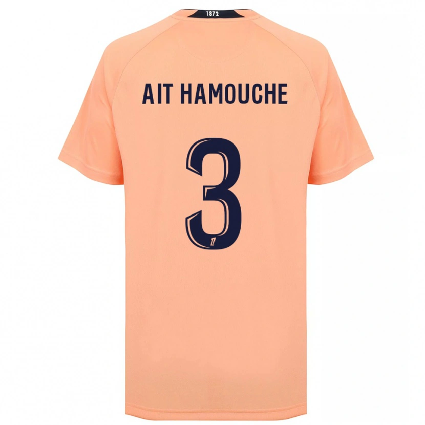 DanxenレディースMassyl Ait Hamouche#3オレンジ ネイビーアウェイシャツ2025/26ジャージーユニフォーム