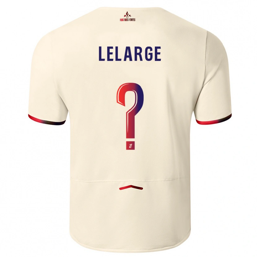 DanxenレディースClaire Lelarge#0オフホワイト赤アウェイシャツ2025/26ジャージーユニフォーム
