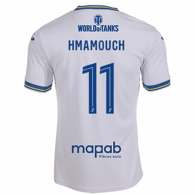 DanxenレディースMohamed-Anouar Hmamouch#11白空色アウェイシャツ2025/26ジャージーユニフォーム