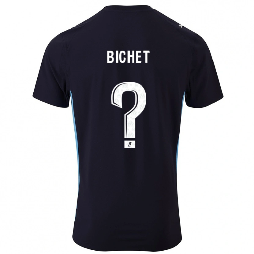 DanxenレディースTristan Bichet#0黒空色アウェイシャツ2025/26ジャージーユニフォーム