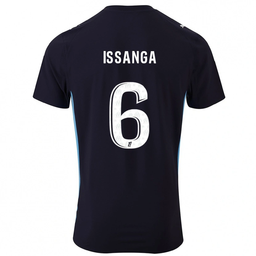 DanxenレディースAlexandre Issanga#6黒空色アウェイシャツ2025/26ジャージーユニフォーム