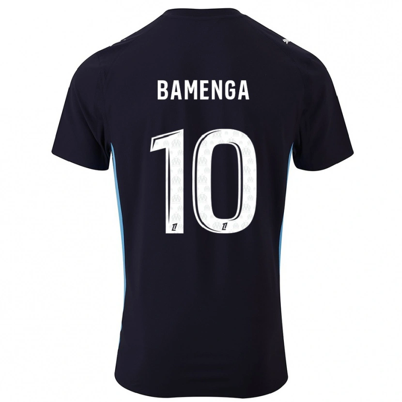 DanxenレディースNaomie Bamenga#10黒空色アウェイシャツ2025/26ジャージーユニフォーム
