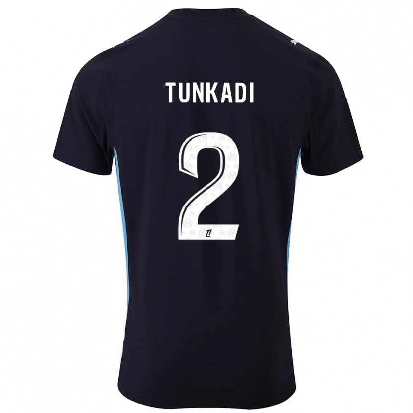 DanxenレディースAlexandre Tunkadi#2黒空色アウェイシャツ2025/26ジャージーユニフォーム