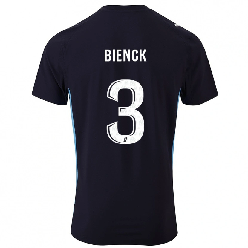 DanxenレディースFelix Bienck#3黒空色アウェイシャツ2025/26ジャージーユニフォーム