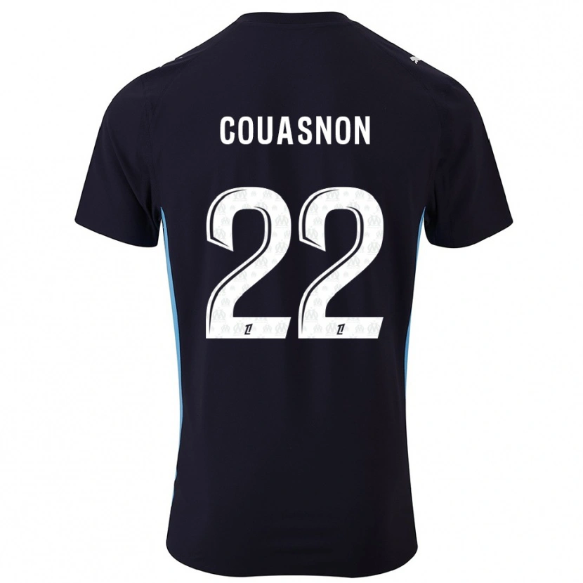 DanxenレディースRoxane Couasnon#22黒空色アウェイシャツ2025/26ジャージーユニフォーム