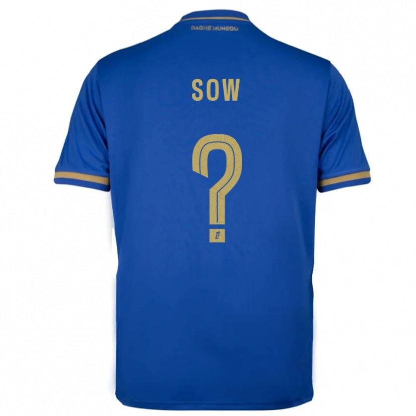 DanxenレディースAbdoulaye Sow#0青金アウェイシャツ2025/26ジャージーユニフォーム