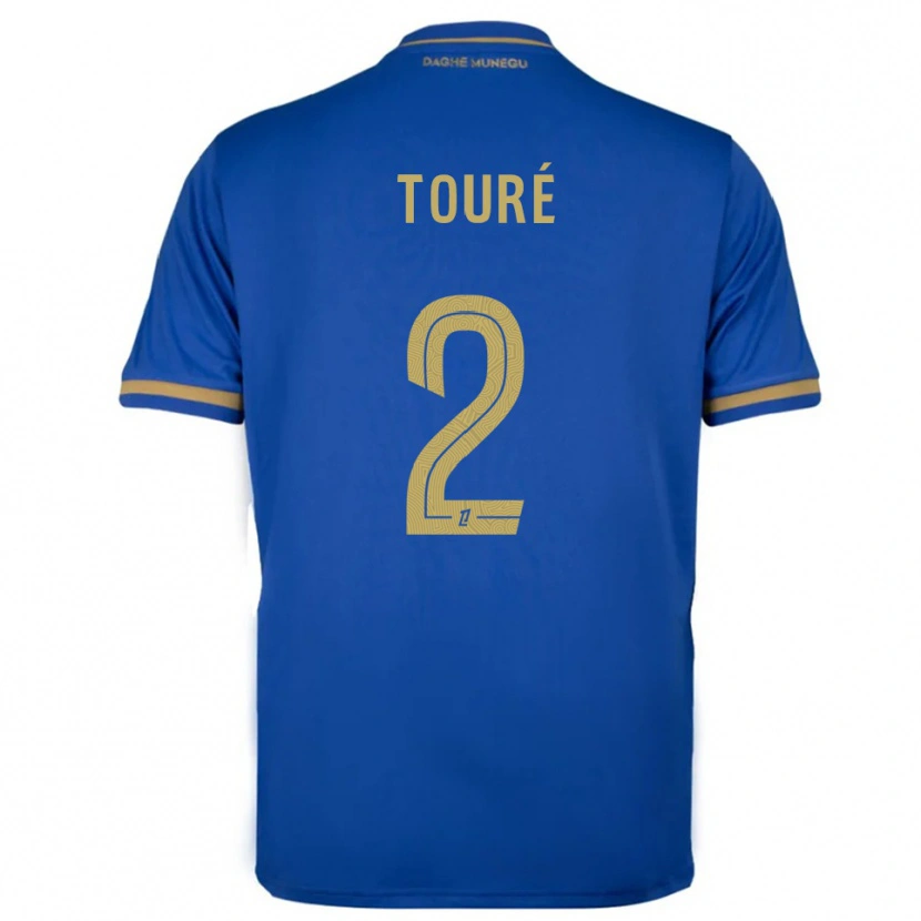 DanxenレディースIlane Touré#2青金アウェイシャツ2025/26ジャージーユニフォーム