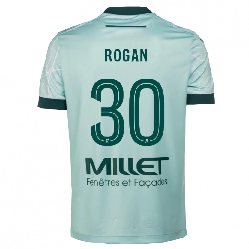 DanxenレディースManja Rogan#30緑白アウェイシャツ2025/26ジャージーユニフォーム