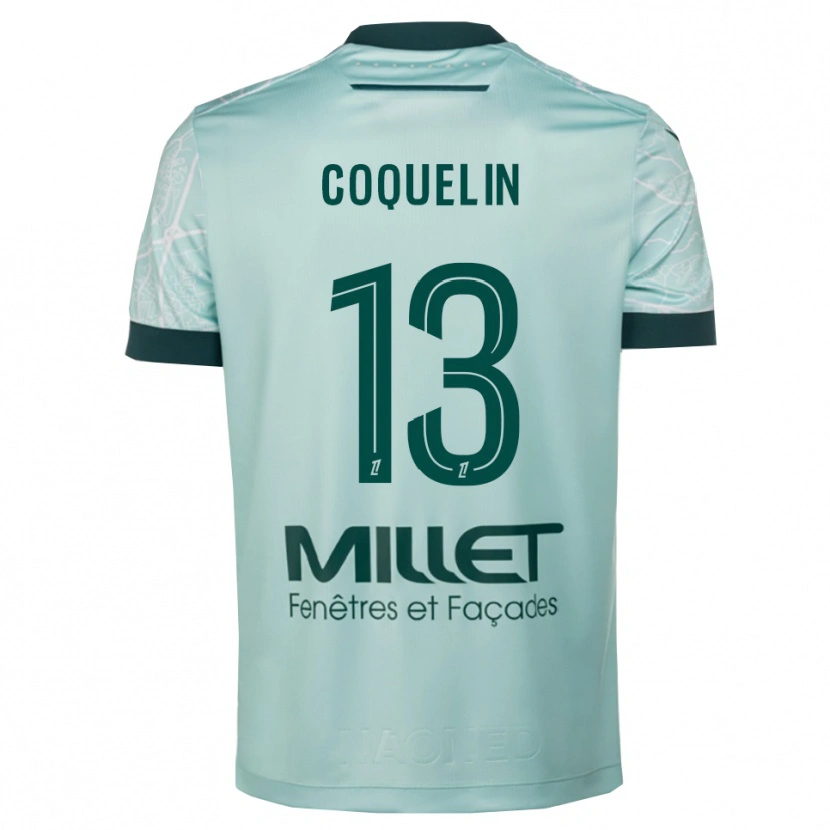Danxenレディースフランシス・コクラン#13緑白アウェイシャツ2025/26ジャージーユニフォーム