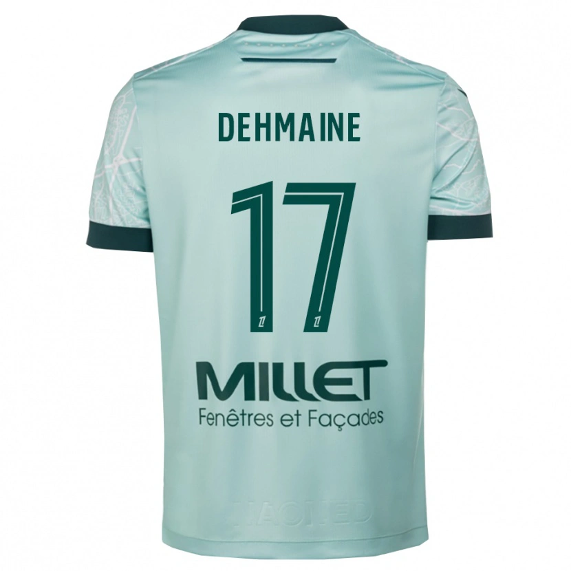 DanxenレディースDehmaine Tabibou#17緑白アウェイシャツ2025/26ジャージーユニフォーム