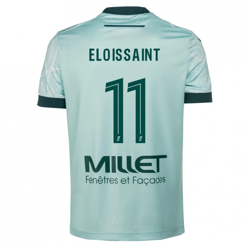 DanxenレディースRoseline Eloissaint#11緑白アウェイシャツ2025/26ジャージーユニフォーム
