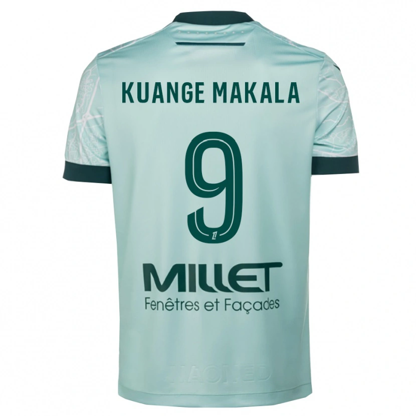 DanxenレディースJordi Kuange Makala#9緑白アウェイシャツ2025/26ジャージーユニフォーム
