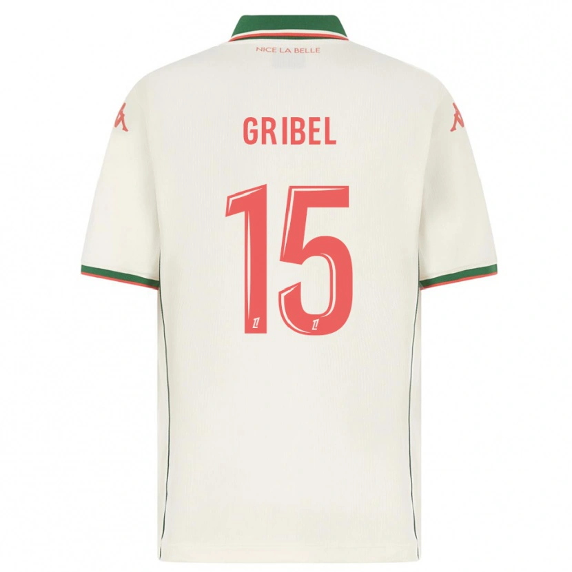 DanxenレディースNaomie Gribel#15白緑アウェイシャツ2025/26ジャージーユニフォーム