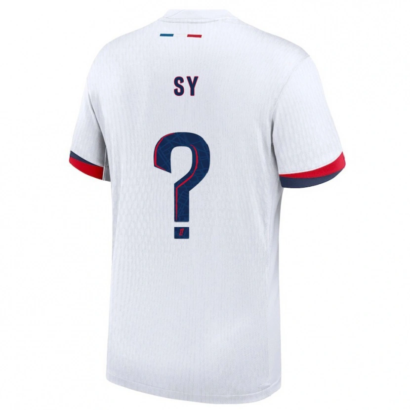 DanxenレディースBocar Sy#0白赤アウェイシャツ2025/26ジャージーユニフォーム