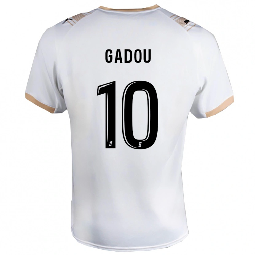 DanxenレディースArone Gadou#10白黒アウェイシャツ2025/26ジャージーユニフォーム