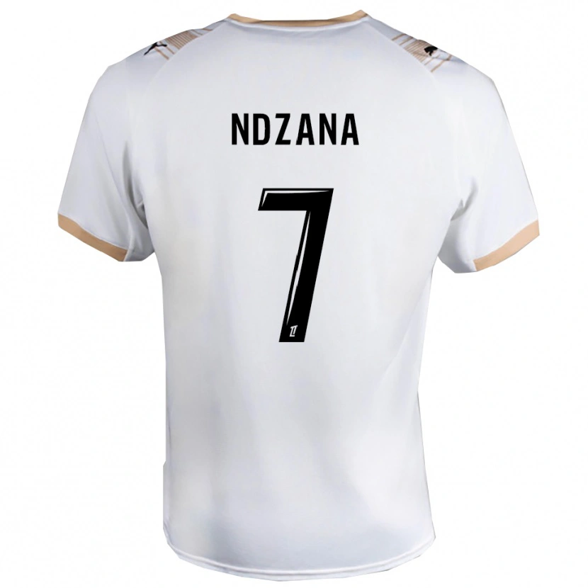 Danxenレディースコレット・ンザナ#7白黒アウェイシャツ2025/26ジャージーユニフォーム