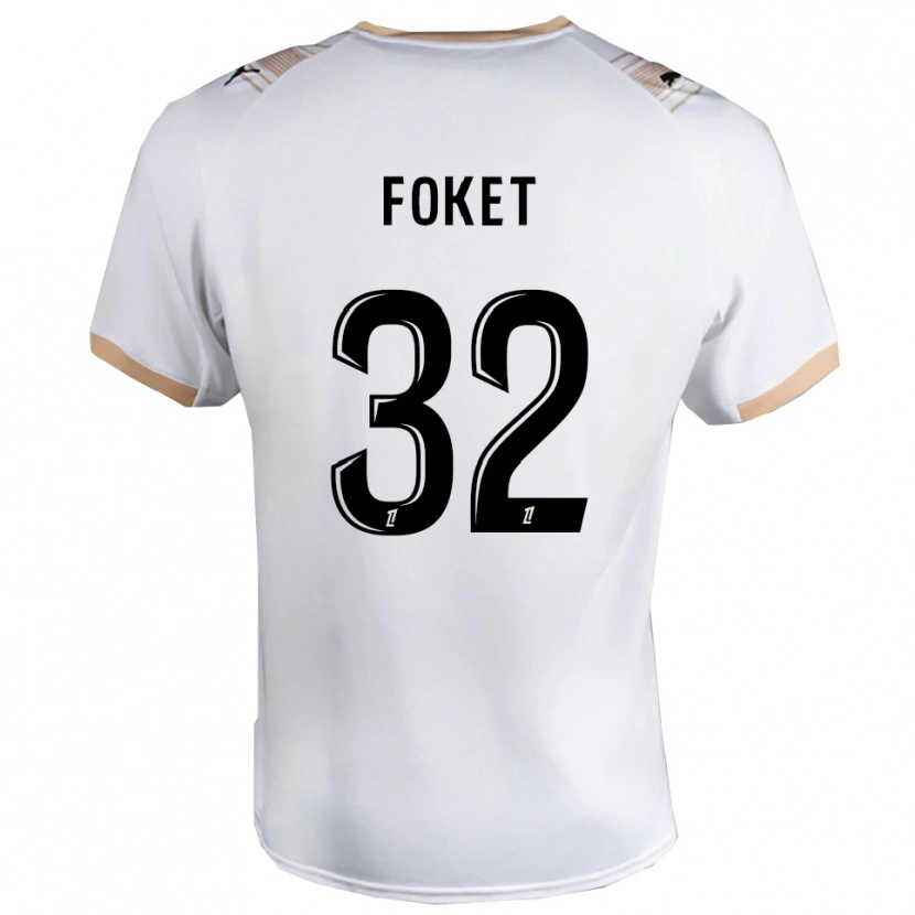 Danxenレディーストマ・フォケ#32白黒アウェイシャツ2025/26ジャージーユニフォーム