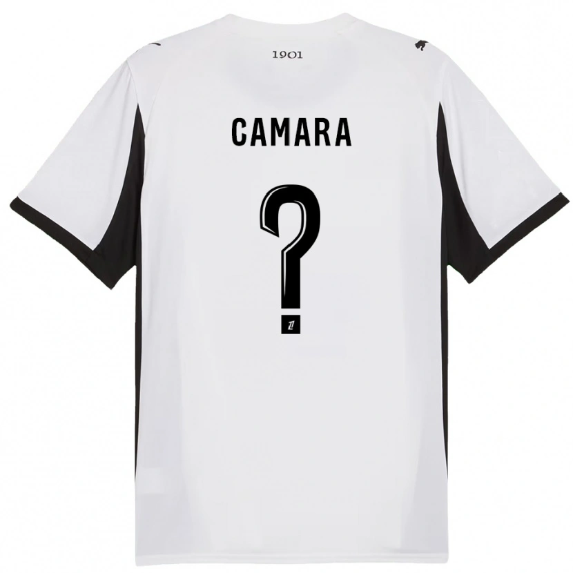 DanxenレディースYaya Camara#0白黒アウェイシャツ2025/26ジャージーユニフォーム