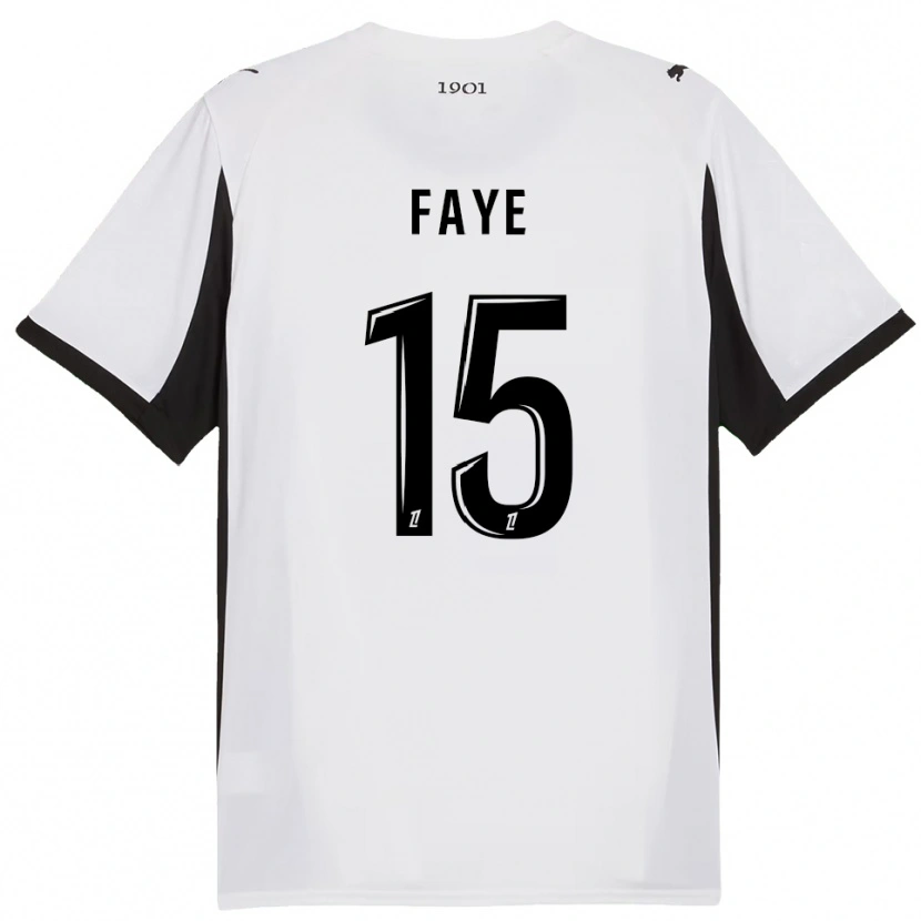 Danxenレディースミカイル・ファイ#15白黒アウェイシャツ2025/26ジャージーユニフォーム