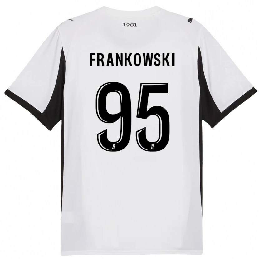 Danxenレディースプジェミスワフ・フランコフスキ#95白黒アウェイシャツ2025/26ジャージーユニフォーム