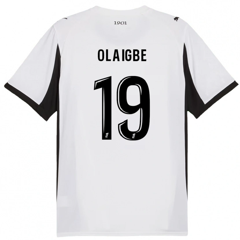 DanxenレディースKazeem Olaigbe#19白黒アウェイシャツ2025/26ジャージーユニフォーム